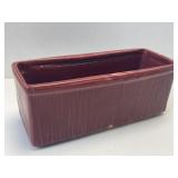 (B) 9ï¿½ x 3 1/2ï¿½ McCoy Planter (Cracked)