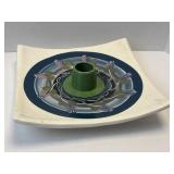 (D) Ikebana Ware Hand Painted 11 1/4ï¿½ Flower Frog