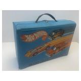 (D) Vintage Mattel Hot Wheels Case W/ Assorted Hot
