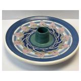 (D) Ikebana Ware Flower Frog 11 1/2ï¿½ Hand Painted