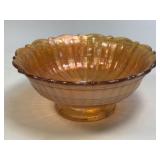 (C) Vintage 1908 Fenton Stippled Rays Marigold