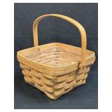 (B) Longaberger Small / Medium - Brown Wood WOVEN