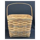 (B) Longaberger 1986 Retired Two-Pie Basket