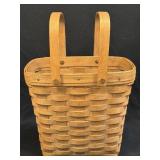(B) Double Handled Longaberger Basket Signed