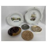 (D) Assorted Ashtrays as Shown