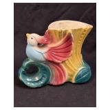 (D) Vintage 50's MCM Bird of Paradise Hand