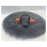 (D) Handmade Pottery 10ï¿½ Trinket Dish/ Serving