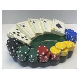 (B) 10ï¿½ Poker Ashtray Cigars International With
