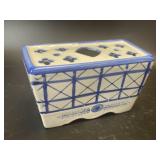 (B) Antique Delft Blue & White Porcelain Faience