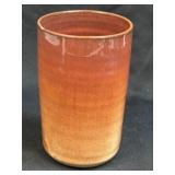 (C) Handmade Ceramic Sake Cup Orange 5ï¿½ (Small