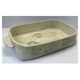 (B) 14ï¿½ x 8ï¿½ x 2 1/2ï¿½ Studio Art Pottery Signed