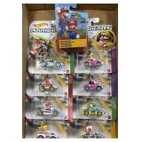 (C) 8 Hot Wheels Super MarioKart Cars and 1 Super
