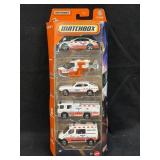 (C) 5 Matchbox Cars As Pictured NIB ï¿½MBX Rescue