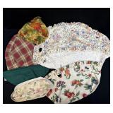 (B) Assorted Size Longaberger Basket Cloth