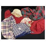 (B) Assorted Size Longaberger Basket Cloth