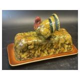 (B) Turkey Butter Dish 7ï¿½ (As Pictured)