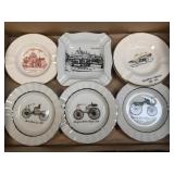 (D) Several Assorted Ashtrays As Pictured