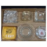 (D) Several Assorted Ashtrays As Pictured