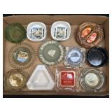 (D) Several Assorted Ashtrays As Pictured
