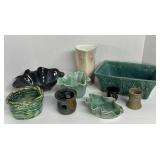 (D) Assorted Planters Footed Bowl etc as Shown