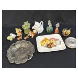 (D) Several Assorted Figurines and Trinket Dishes