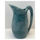 (B) Vintage Art Pottery Vase Marble Pattern 7'