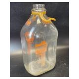 (B) Koontz Dairy Products 1/2 Gallon Milk Bottle