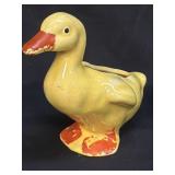 (D) Vintage Yellow Duck Planter
