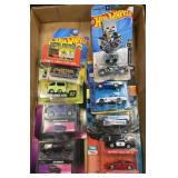 (D) 12 Assorted Hot Wheels, Car Tuned, Jada and