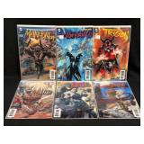 (D) 6 Assorted Comic Books As Pictured