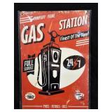 (D) 8ï¿½ X 11.75ï¿½ Metal Sign As Pictured