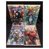 (D) 4 Assorted Comic Books As Pictured