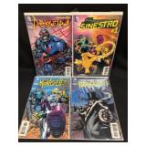 (D) 4 Assorted Comic Books As Pictured