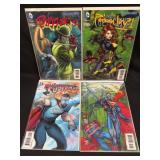 (D) 4 Assorted Comic Books As Pictured