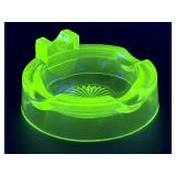 (A) Vintage Uranium Mid Century Modern Green