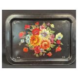 (A) Retro Floral Metal Folding TV Lap Tray 17.25ï¿½