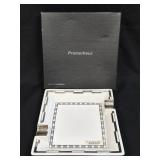 (A) Fine White Silver Bone China Vintage Art Deco