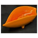 (A) Royal Haeger Orange Mid Century Ashtray
