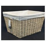 (G) Large Woven Paper Rope Basket 16.25ï¿½ X 13.39ï¿½