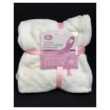 (F) 50ï¿½ X 60ï¿½ Micro Fleece Throw Honoring Breast