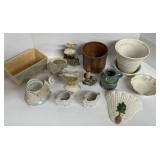 (G) Lot Assorted Items Including Pottery Planters