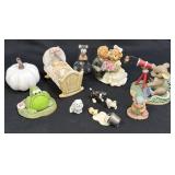 (A) Assorted Miniature Figurines As Pictured