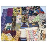 (M) Assorted Quilting Material And Pieces As