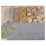 (M) Assorted Quilting Material And Cut Squares As