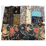 (M) Assorted Quilting Material As Pictured