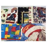 (M) Assorted Quilting Material And Fabric