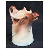 (A) Vintage Czechoslovakian Elk Head Pitcher