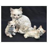 (A) Vintage MCM Lefton White Persian Cat