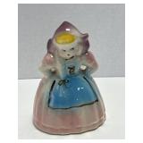 (F) Vintage Dutch Girl with Pink Dress Planter