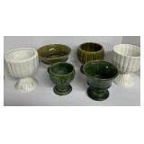 (F) Assorted Planters Including Floraline USA